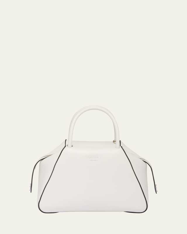 Soft Leather Top-Handle Bag